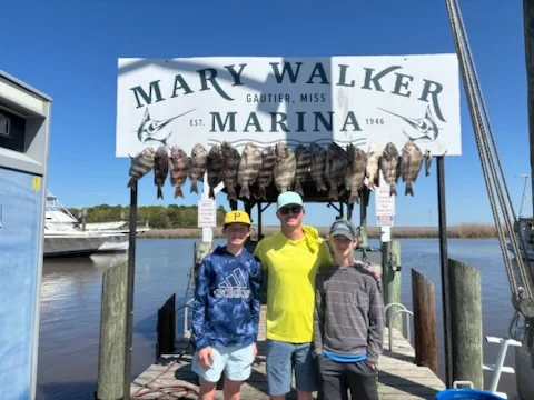 Fishing in Gautier, Mississippi