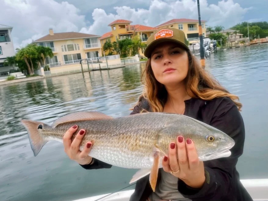 Redfish fishing in Clearwater, Florida