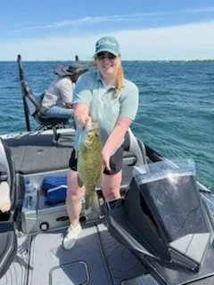 Fishing in Belle River, Canada