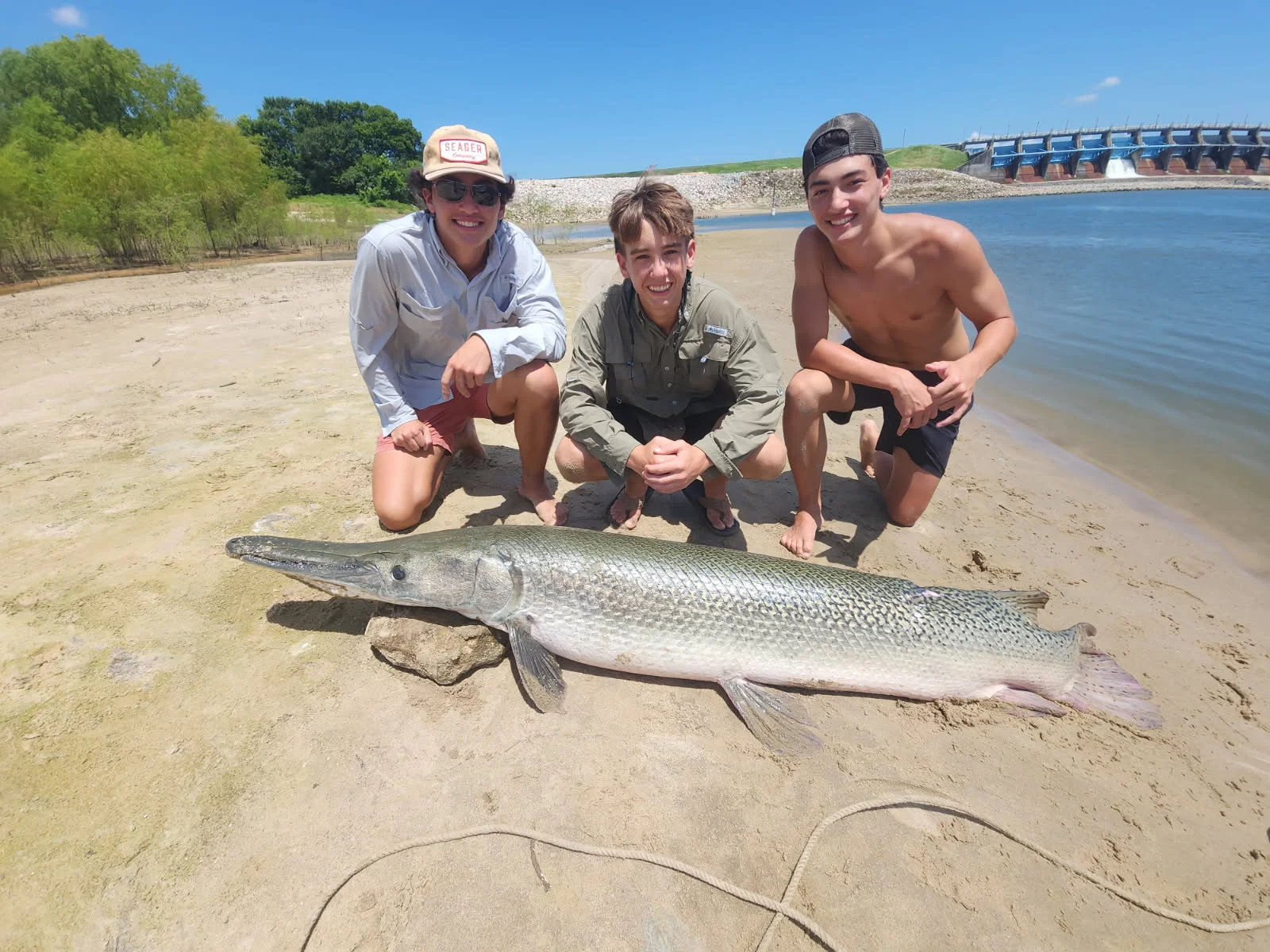 Fishing in Coldspring, Texas