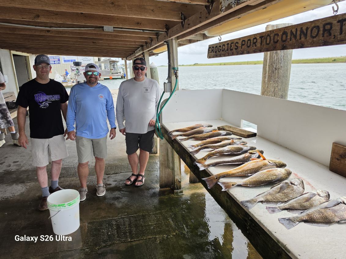Fishing in Port O'Connor, Texas