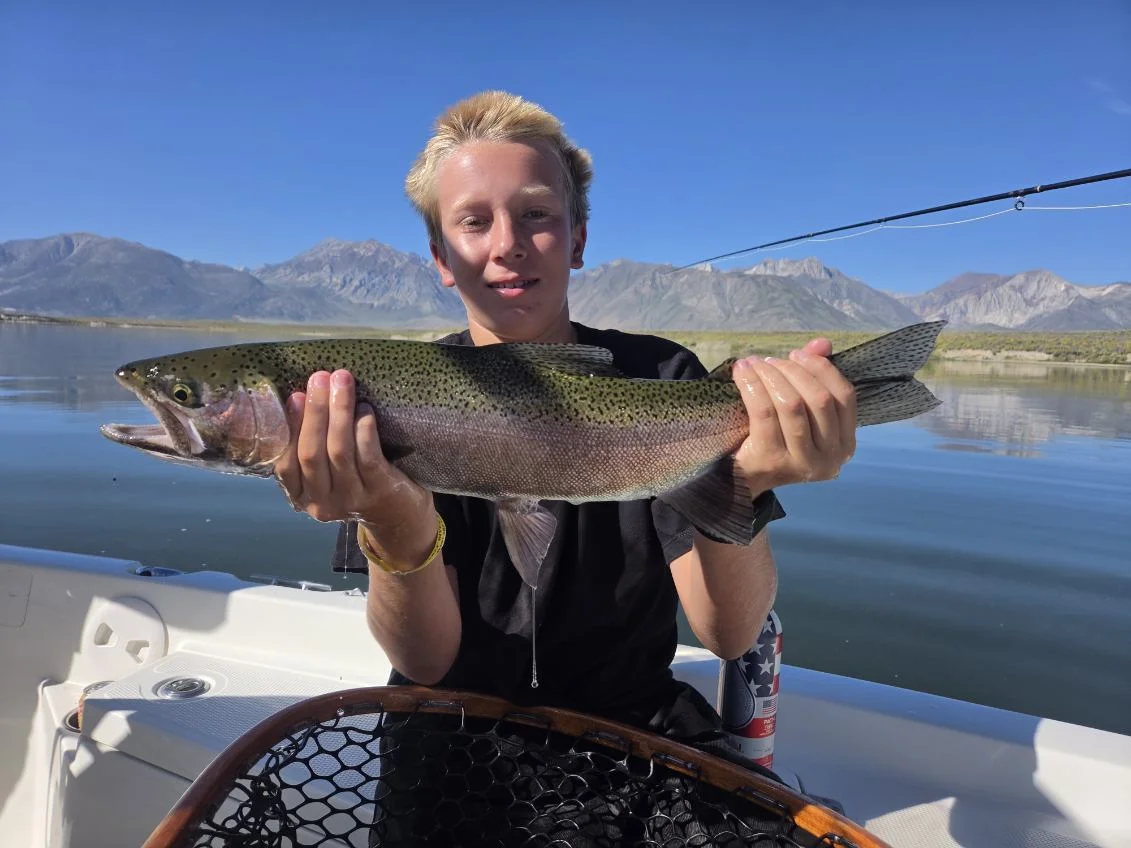 Fishing in Mammoth Lakes, California
