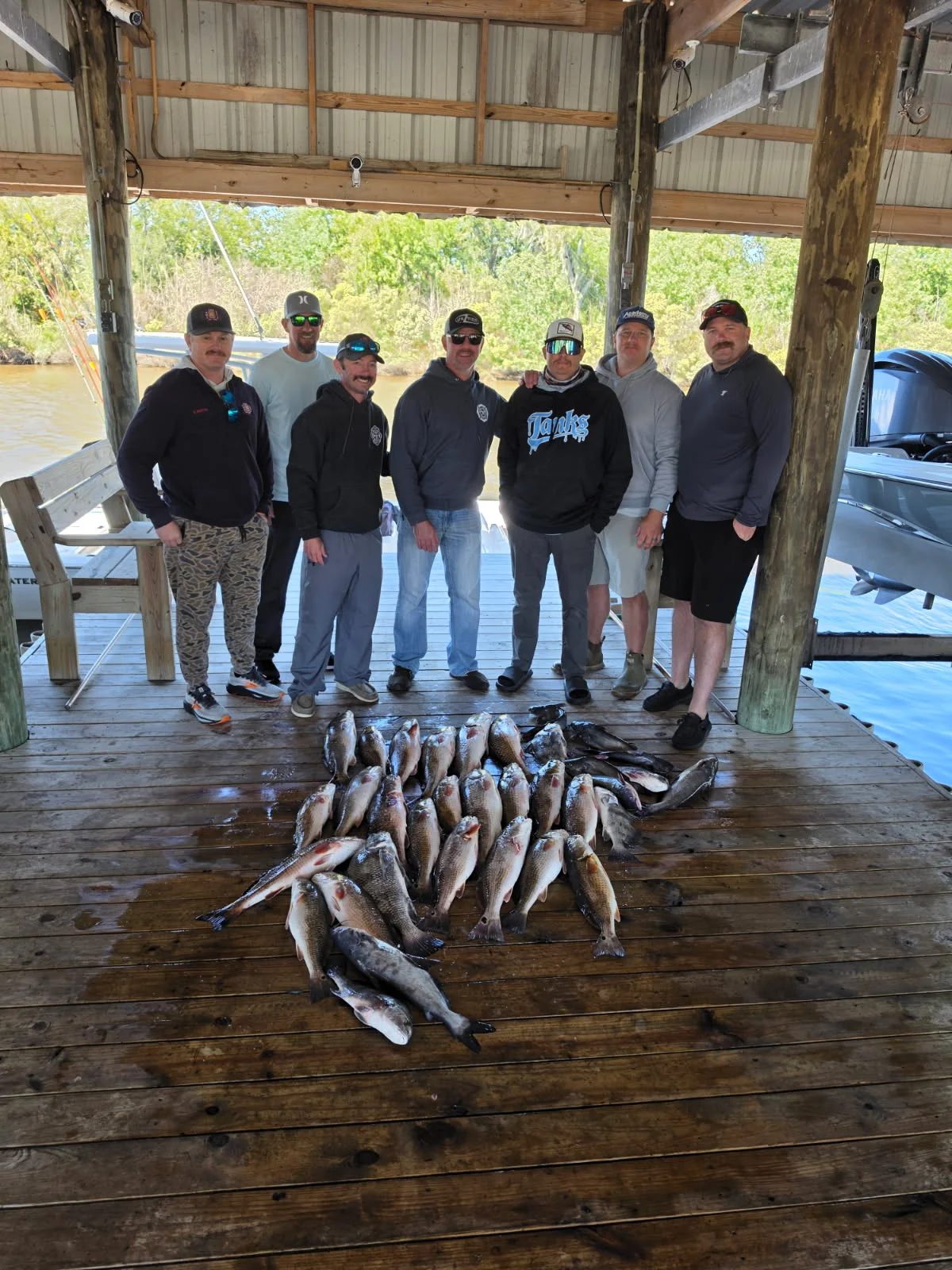 Fishing in Delacroix, Louisiana
