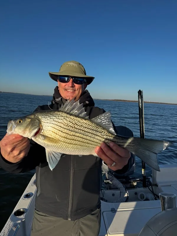 Fishing in Little Elm, Texas