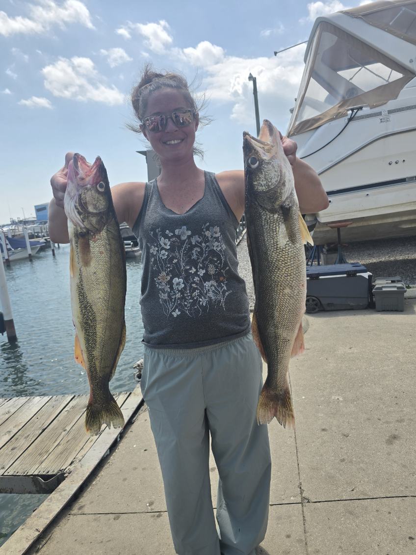 Fishing in Wyandotte, Michigan