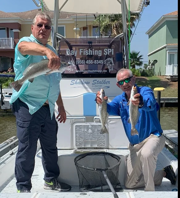 Redfish fishing in South Padre Island, Texas
