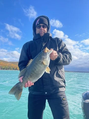 Fishing in Traverse City, Michigan