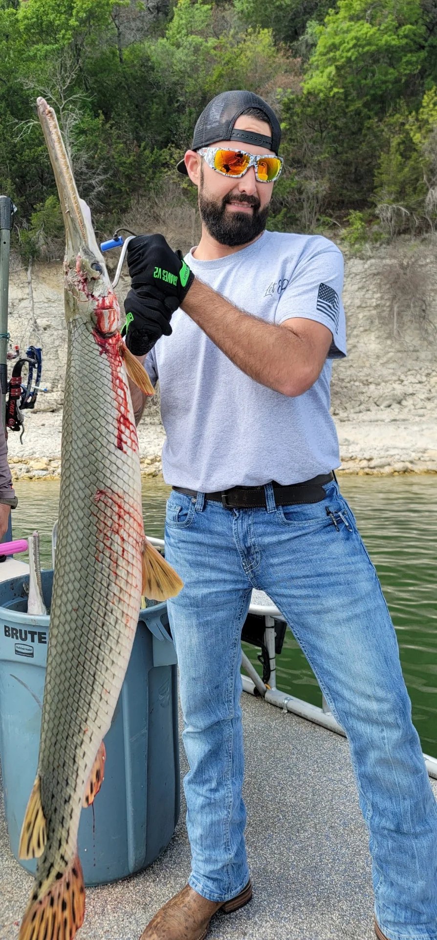 Alligator Gar Fishing in Waco, Texas