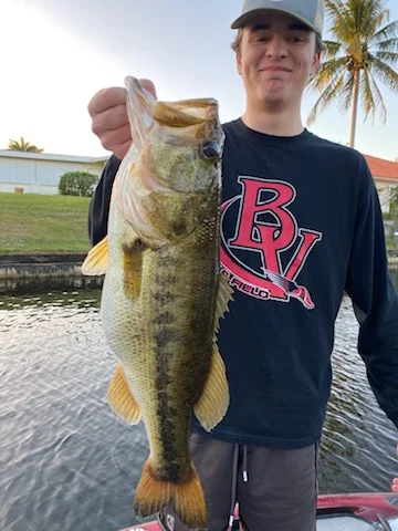 Largemouth Bass Fishing in West Palm Beach, Florida