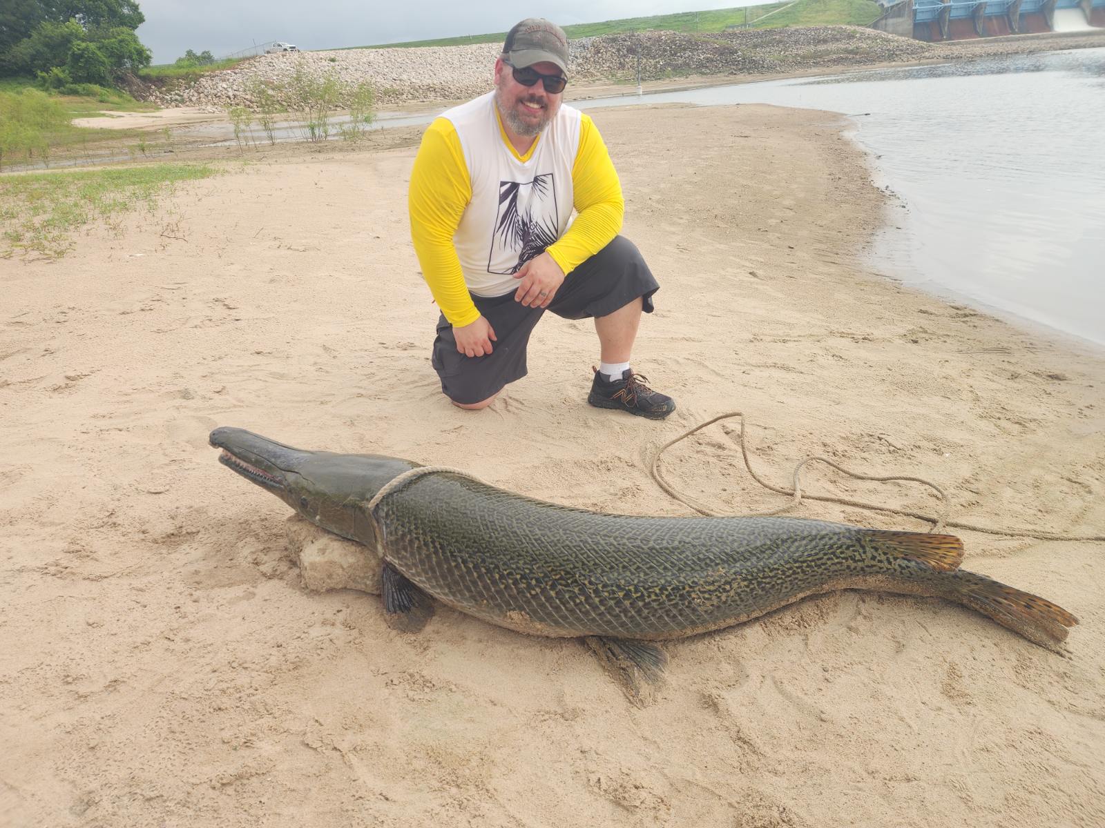 Fishing in Coldspring, Texas