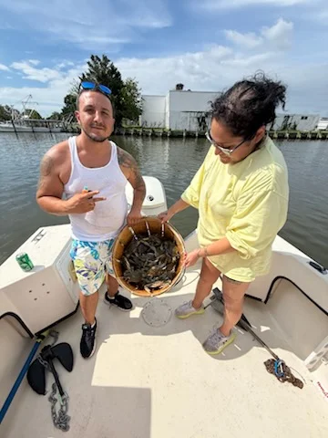 Fishing in Nanticoke, Maryland