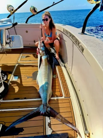 Fishing in Kailua-Kona, Hawaii