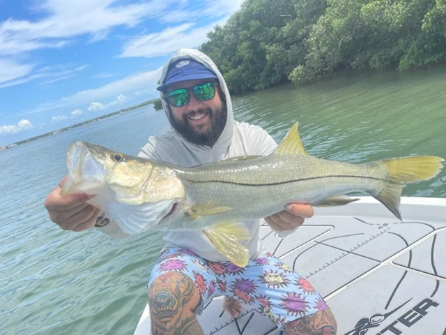 Redfish fishing in Clearwater, Florida