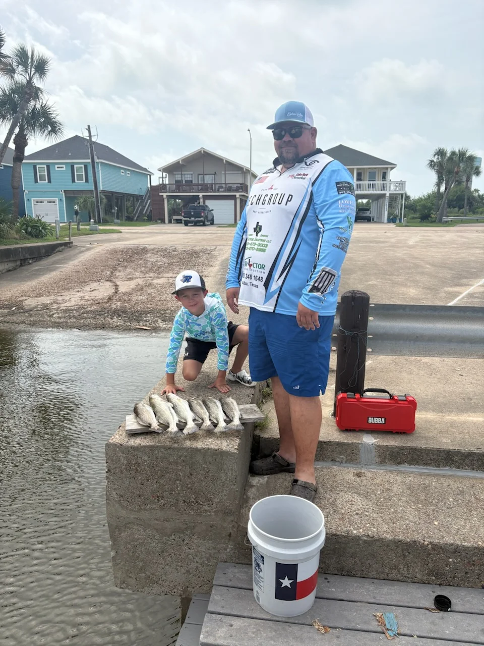 Fishing in Galveston, Texas