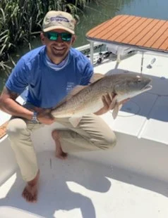 Redfish fishing in Johns Island, South Carolina