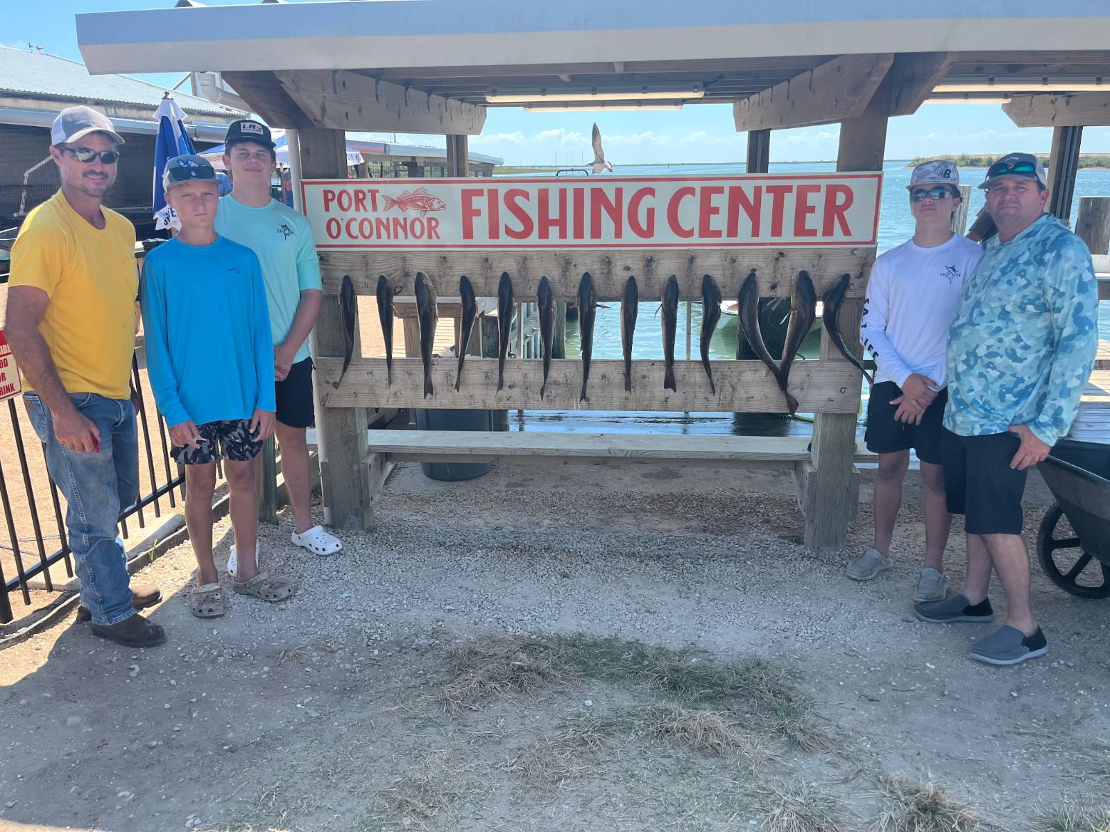 Fishing in Port O'Connor, Texas