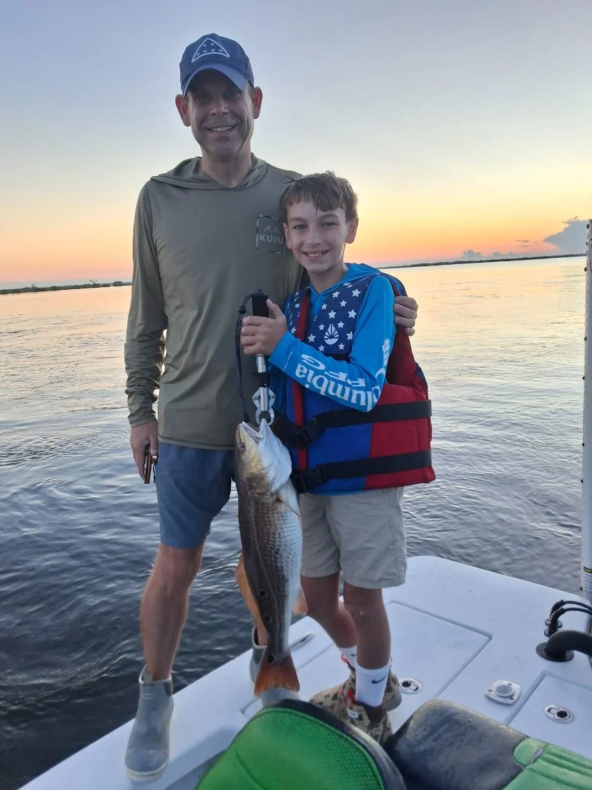 Fishing in Lafitte, Louisiana