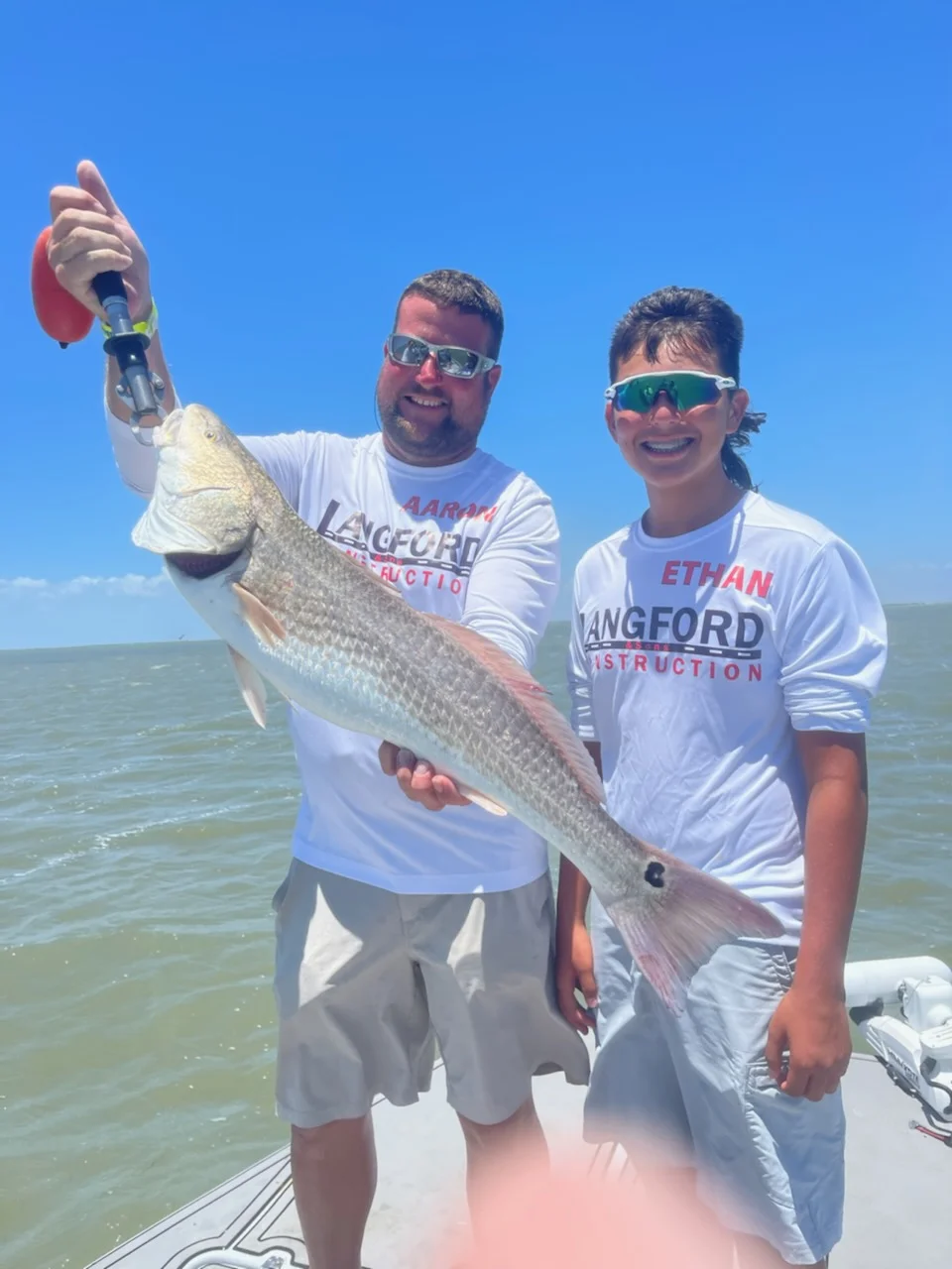 Redfish fishing in Corpus Christi, Texas