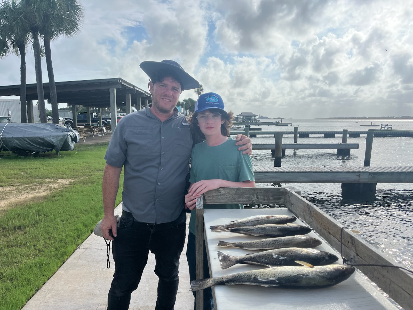 Fishing in Galveston, Texas
