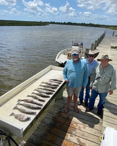 Speckled Trout / Spotted Seatrout fishing in Freeport, Texas