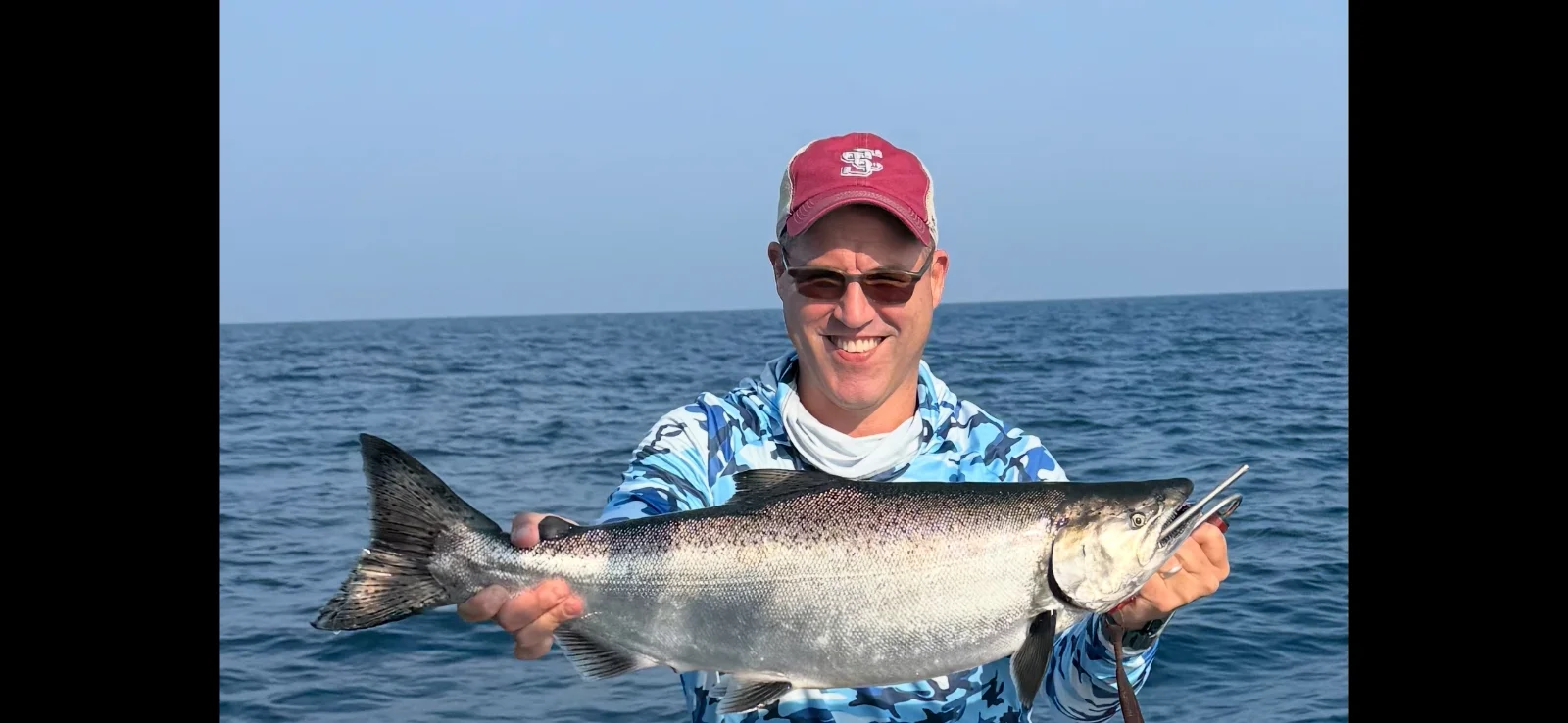 Fishing in New Buffalo, Michigan