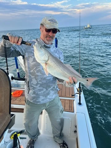 Flounder fishing in Little River, South Carolina