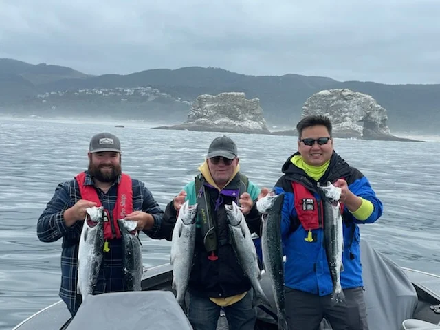 Chinook Salmon, Crab Fishing in Garibaldi, Oregon