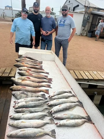 Fishing in Port O'Connor, Texas