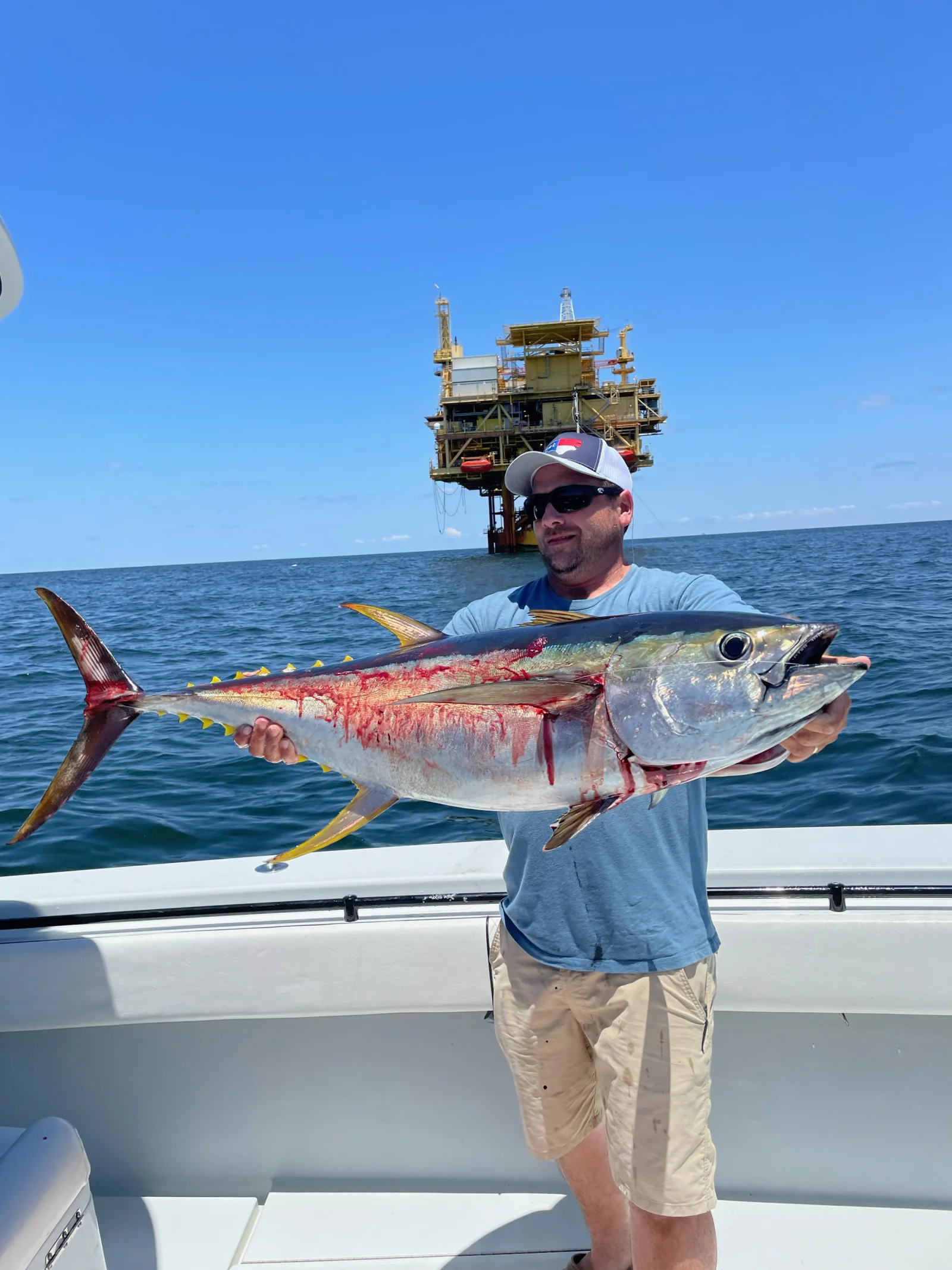 Yellowfin Tuna Fishing in Boothville-Venice, Louisiana