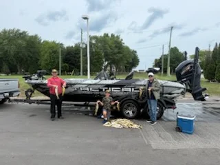 Fishing in Belle River, Canada