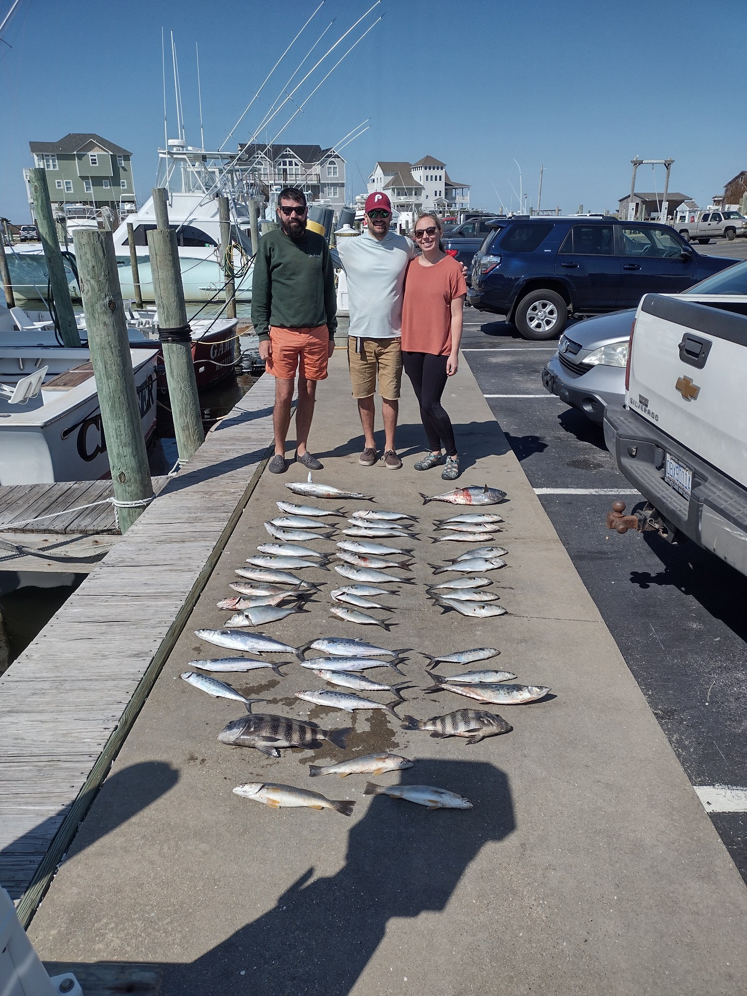 Bluefish, Speckled Trout / Spotted Seatrout Fishing in Frisco, North Carolina