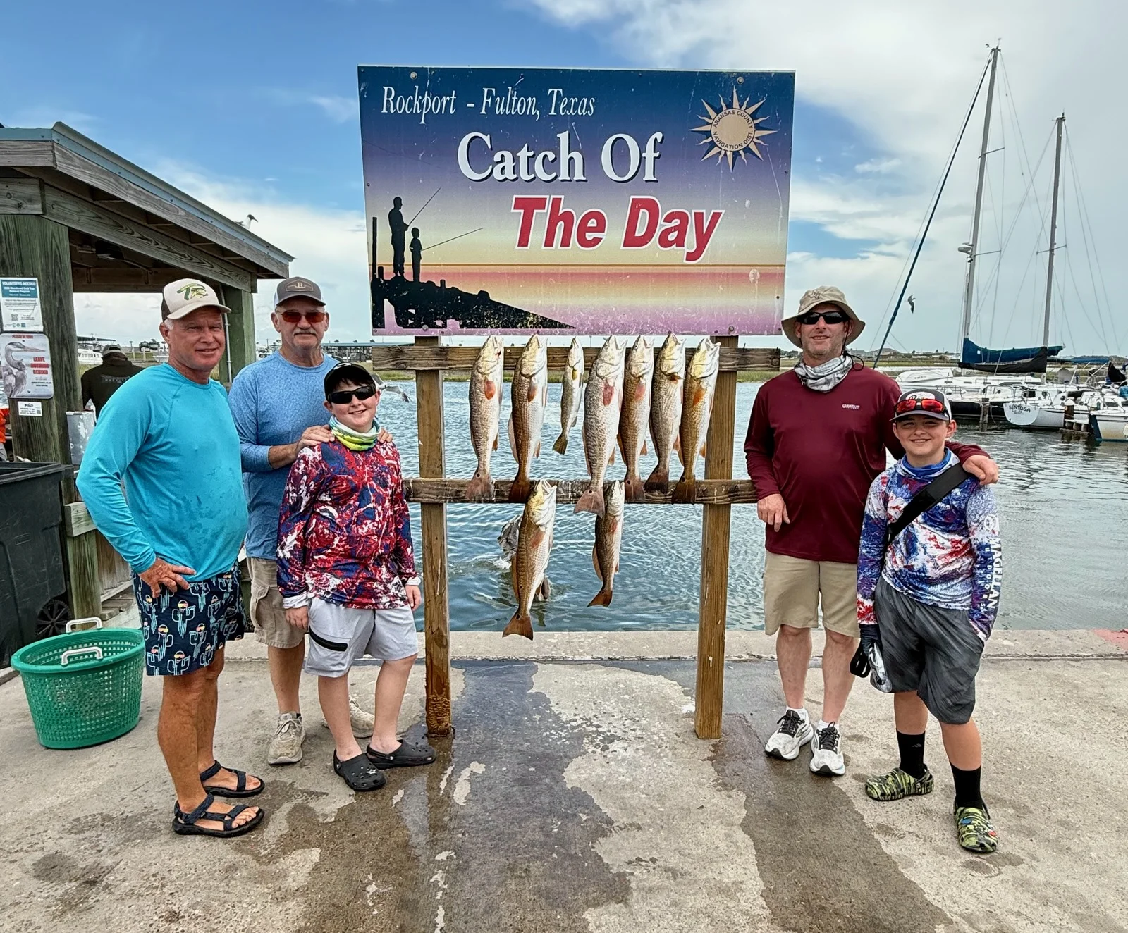 Fishing in Rockport, Texas