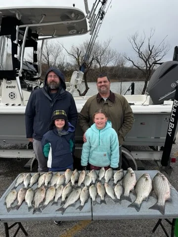 Fishing in Little Elm, Texas