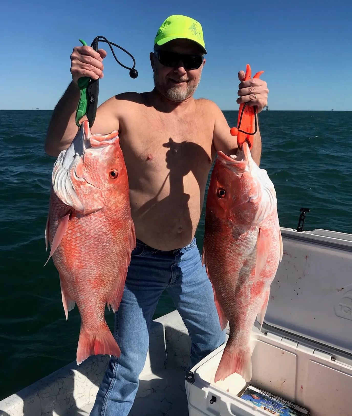 Red Snapper fishing in Port O'Connor, Texas