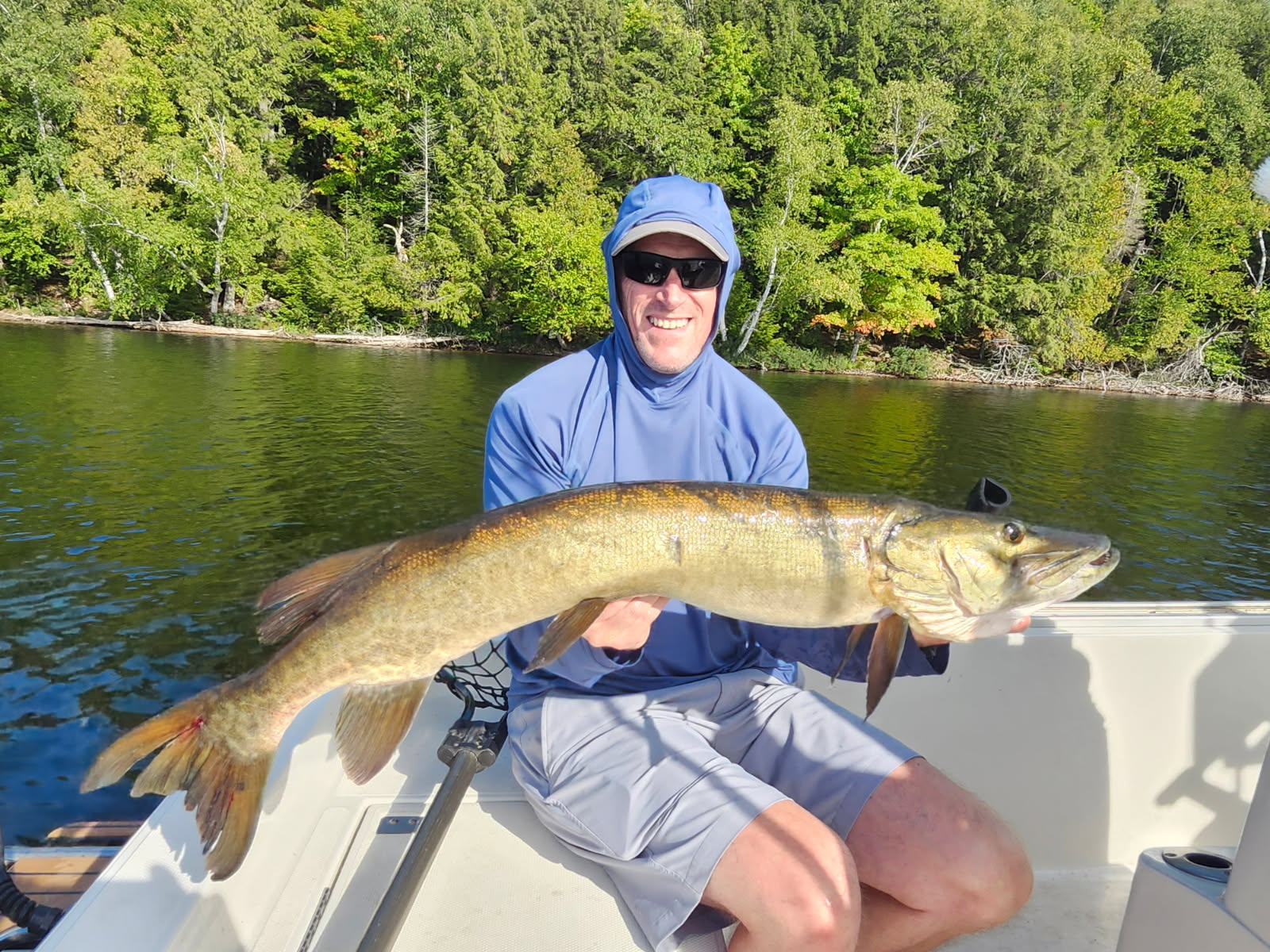 Fishing in Woodruff, Wisconsin
