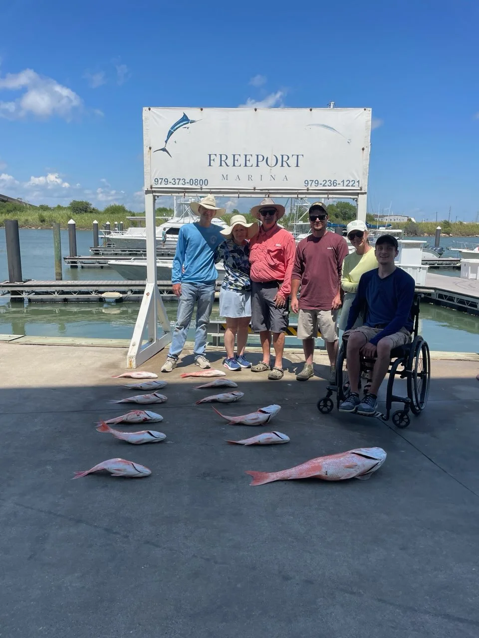 Fishing in Freeport, Texas