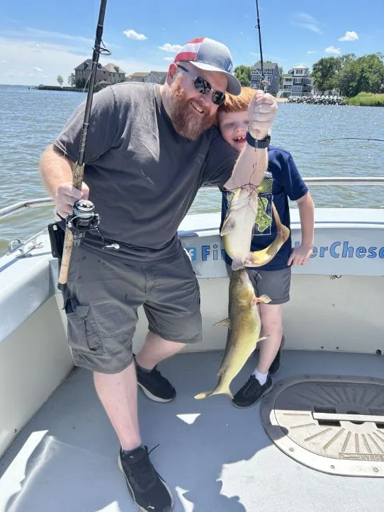Fishing in Sparrows Point, Maryland