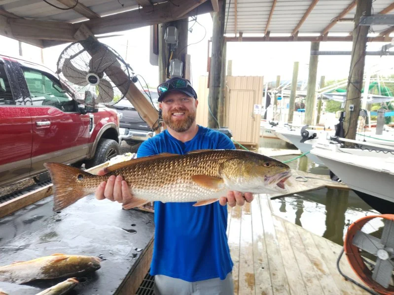 Fishing in Yscloskey, Louisiana