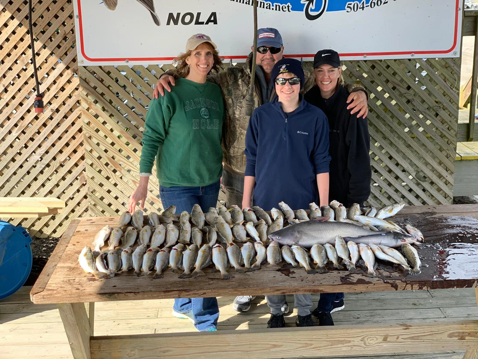 Blue Catfish, Speckled Trout / Spotted Seatrout Fishing in New Orleans, Louisiana