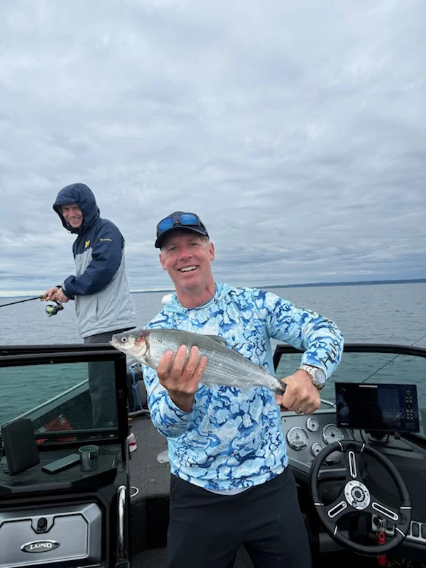 Fishing in Williamsburg, Michigan
