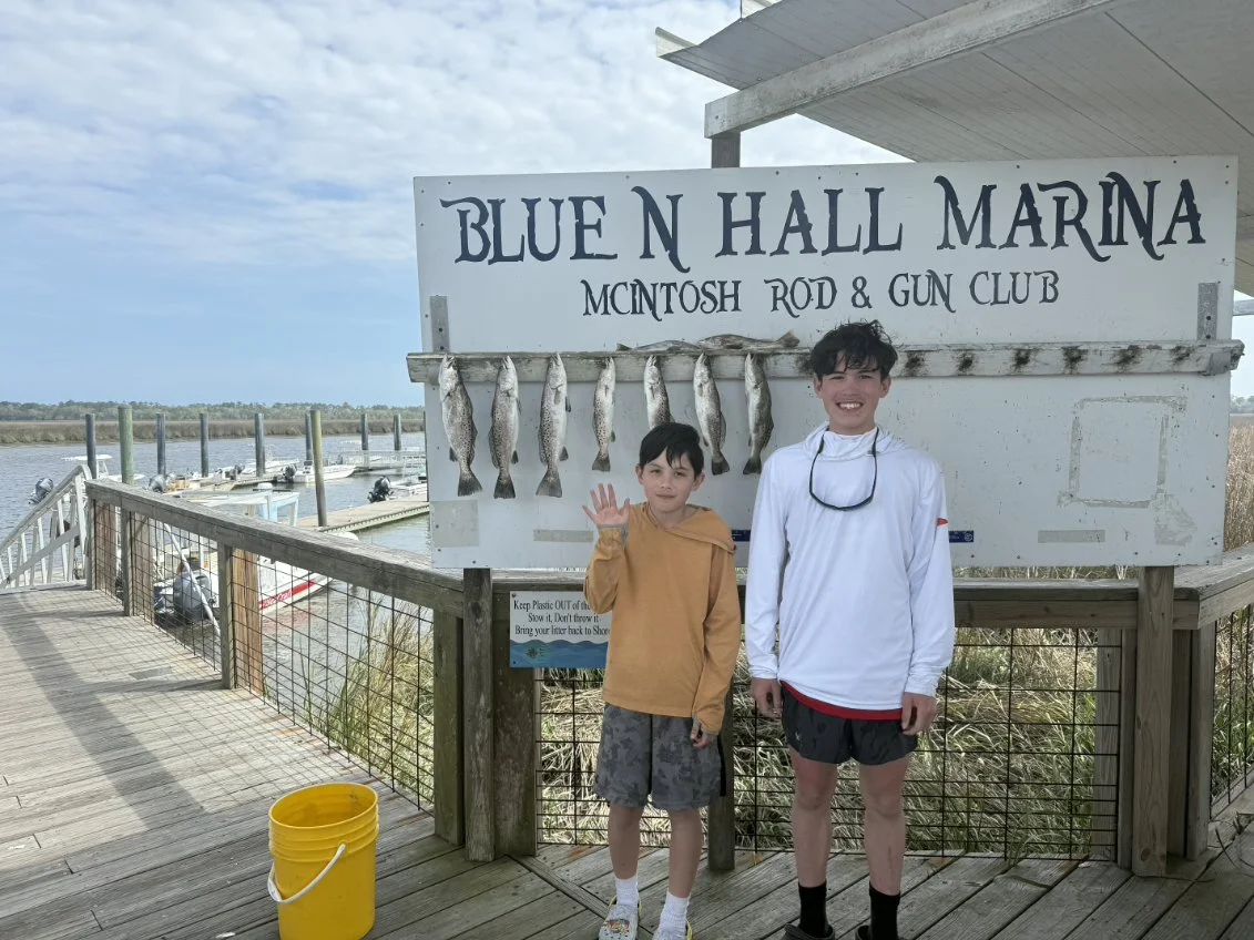 Fishing in Darien, Georgia