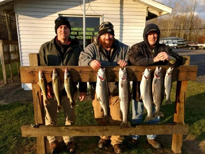 Fishing in Berrien Springs, Michigan