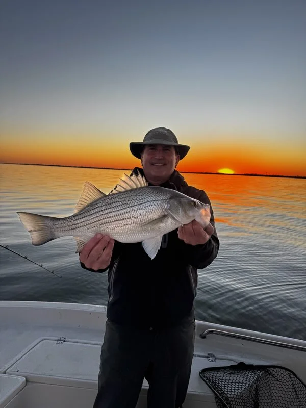 Fishing in Little Elm, Texas