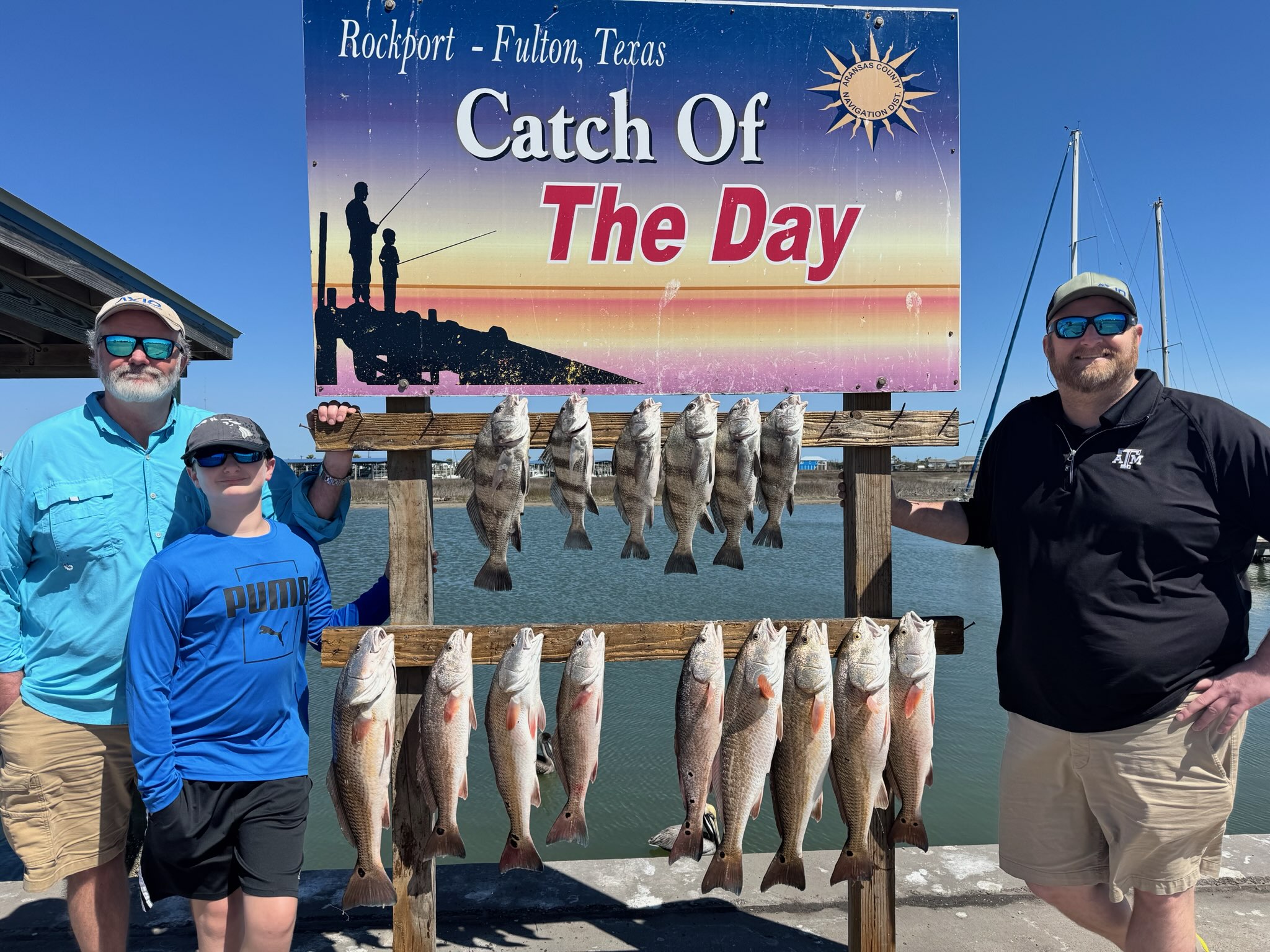 Fishing in Rockport, Texas