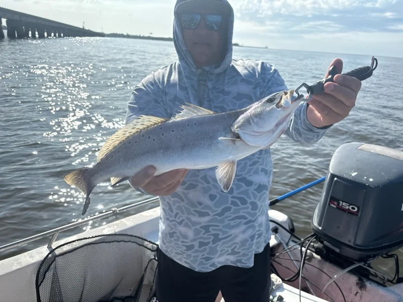 Fishing in Bay St. Louis, Mississippi