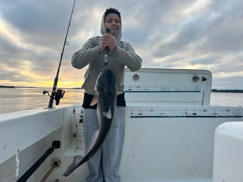 Fishing in D'Iberville, Mississippi