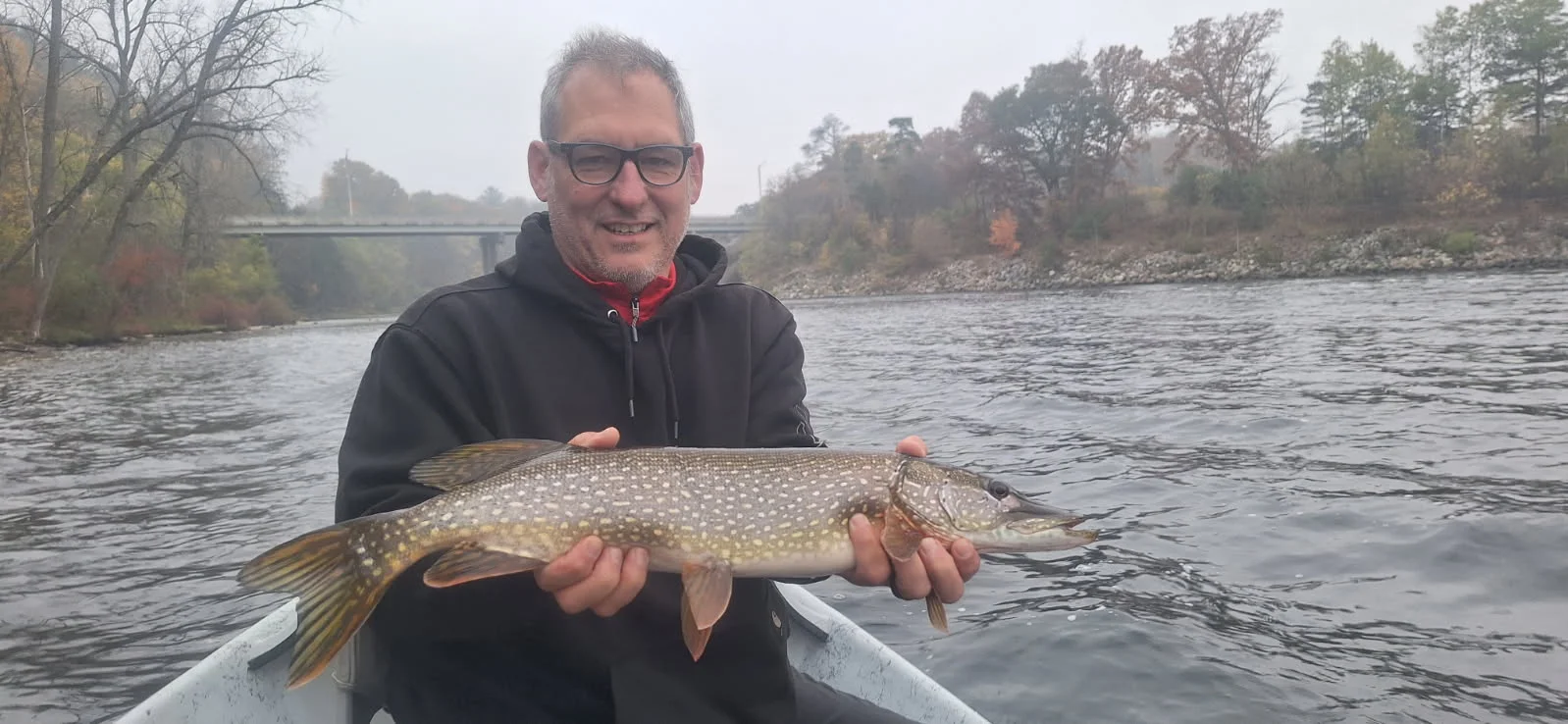 Fishing in Croton, Michigan