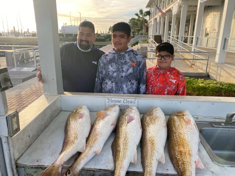 Redfish Fishing in Galveston, Texas