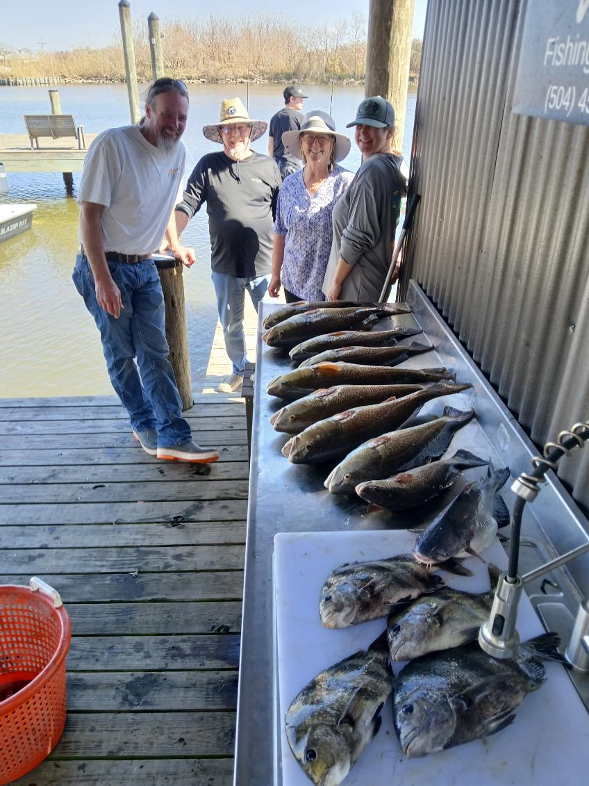 Fishing in Lafitte, Louisiana