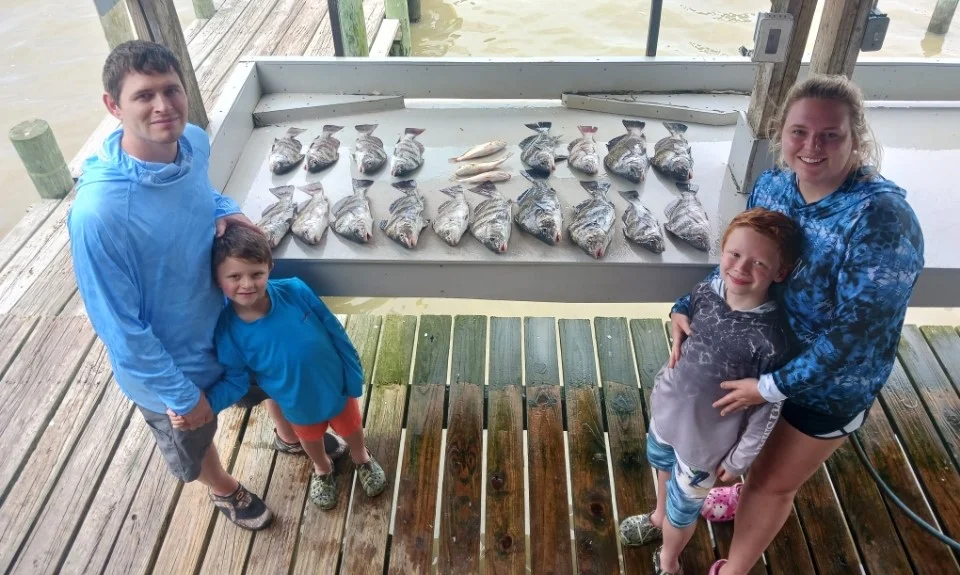Black Drum, Redfish Fishing in Houston, Texas